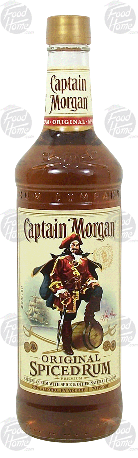 Captain Morgan Original caribbean spiced rum, 35% alc. by vol. Full-Size Picture